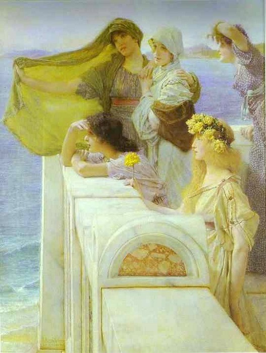 Alma-Tadema Lawrence - Au berceau d-Aphrodite.jpg